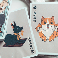 Naughty Dog Playing Cards by 808 Magic and Bacon Playing Card