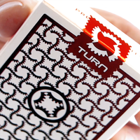 TURN (Red) Playing Cards by Mechanic Industries - Trick