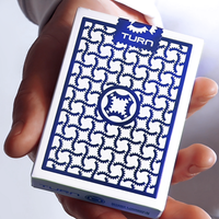 TURN (Blue) Playing Cards by Mechanic Industries - Trick