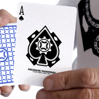 TURN (Blue) Playing Cards by Mechanic Industries - Trick