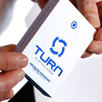 TURN (Blue) Playing Cards by Mechanic Industries - Trick
