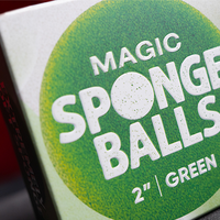 Magic Sponge Balls 4PK GREEN 2" by Murphy's Magic