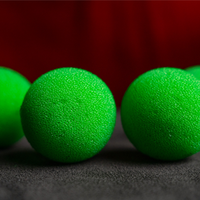 Magic Sponge Balls 4PK GREEN 1.5" by Murphy's Magic