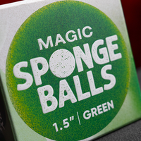Magic Sponge Balls 4PK GREEN 1.5" by Murphy's Magic