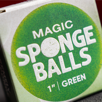 Magic Sponge Balls 4PK GREEN 1" by Murphy's Magic