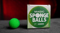 Magic Sponge Balls 4PK GREEN 1" by Murphy's Magic
