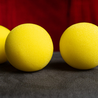 Magic Sponge Balls 4PK YELLOW 3" by Murphy's Magic
