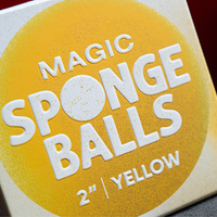 Magic Sponge Balls 4PK YELLOW 2" by Murphy's Magic