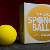 Magic Sponge Balls 4PK YELLOW 2" by Murphy's Magic