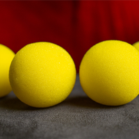 Magic Sponge Balls 4PK YELLOW 1.5" by Murphy's Magic