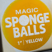 Magic Sponge Balls 4PK YELLOW 1" by Murphy's Magic