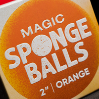 Magic Sponge Balls 4PK ORANGE 2" by Murphy's Magic