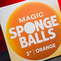 Magic Sponge Balls 4PK ORANGE 3" by Murphy's Magic