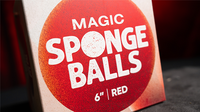 Magic Sponge Balls 1PK RED 6" by Murphy's Magic
