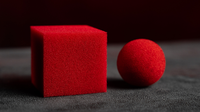 Magic Sponge Ball to Square RED by Murphy's Magic
