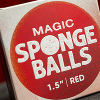 Magic Sponge Balls 50PK RED 1.5" by Murphy's Magic