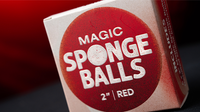 Magic Sponge Balls 50PK RED 2" by Murphy's Magic
