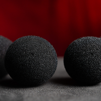 Magic Sponge Balls 50PK BLACK 2" by Murphy's Magic