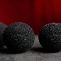Magic Sponge Balls 50PK BLACK 1.5" by Murphy's Magic