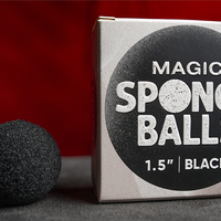 Magic Sponge Balls 50PK BLACK 1.5" by Murphy's Magic