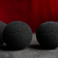 Magic Sponge Balls 50PK BLACK 1" by Murphy's Magic