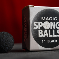 Magic Sponge Balls 50PK BLACK 1" by Murphy's Magic