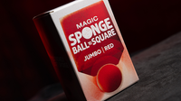 Magic Sponge Ball to Square JUMBO RED by Murphy's Magic
