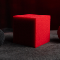 Magic Color Changing Sponge Ball to Square JUMBO 2.5" by Murphy's Magic