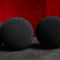 Magic Sponge Balls 50PK BLACK 3" by Murphy's Magic