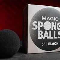 Magic Sponge Balls 50PK BLACK 3" by Murphy's Magic