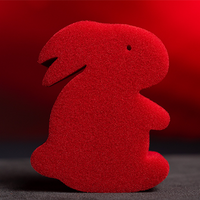 Magic Sponge Bunny Rabbit Set (Red) by Murphy's Magic