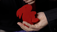 Magic Sponge Bunny Rabbit Set (Red) by Murphy's Magic
