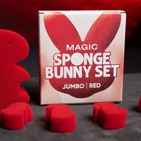 Magic Sponge Bunny Rabbit Set (Red) by Murphy's Magic