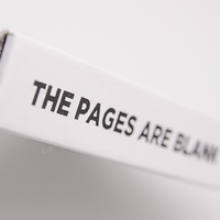 The Pages Are Blank by Michael Feldman - Book