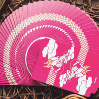 The Dragon (Pink Gilded) Playing Cards