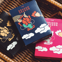 The Dragon (Pink Gilded) Playing Cards