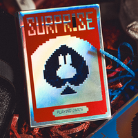 Limited Holographic Edition Surprise Deck V5 (Red) Playing cards by Bacon Playing Card Company