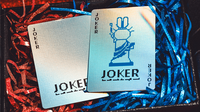 Limited Holographic Edition Surprise Deck V5 (Blue) Playing cards by Bacon Playing Card Company
