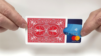 Credit Card Holder (Made from Red Bicycle cards) by Joker Magic - Trick
