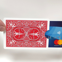 Credit Card Holder (Made from Red Bicycle cards) by Joker Magic - Trick