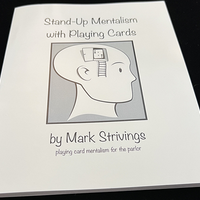 Stand-Up Mentalism With Playing Cards by Mark Strivings - Book