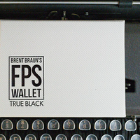 FPS Wallet True Black Leather (Gimmicks and Online Instructions) by Magic Firm - Trick