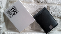 FPS Wallet True Black Leather (Gimmicks and Online Instructions) by Magic Firm - Trick
