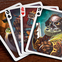 The Animal Instincts Poker and Oracle (Minstrel) Playing Cards