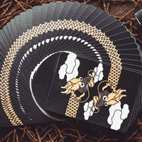 The Dragon (Black Gilded) Playing Cards