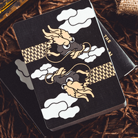 The Dragon (Black Gilded) Playing Cards