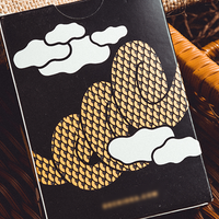 The Dragon (Black Gilded) Playing Cards