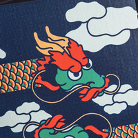 The Dragon (Blue Gilded) Playing Cards