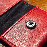 The Cowhide Coin Wallet (Red) by Bacon Magic - Trick