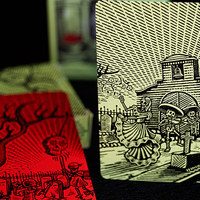 FULTON'S Day Of The Dead Green Edition Playing Cards